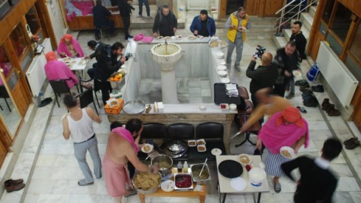 Tokat’ta 750 yıllık hamamda gelenek yaşatılıyor
